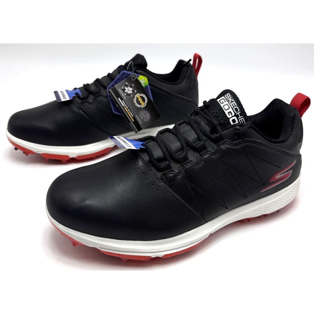 Skechers Go Golf Pro 4 Legacy Golf Shoes Black/Red Size Mens Size 8